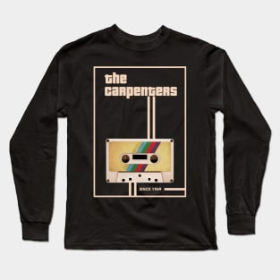 The Carpenters Music Retro Cassette Tape Long Sleeve T-Shirt